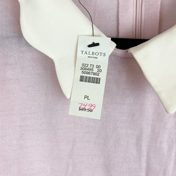 Talbot pink wool sweater NWT large P - Picture 4 of 5